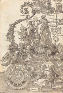 The Triumphal Chariot of Maximilian I (The Great Triumphal Car) [plate 1 of 8] by Albrecht Dürer